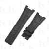 Buy Custom IWC Ingenieur 323909 Black Leather Strap 28mm Replacement watchband (1)