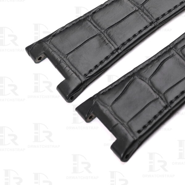 Buy Custom IWC Ingenieur 323909 Black Leather Strap 28mm Replacement watchbands (2)