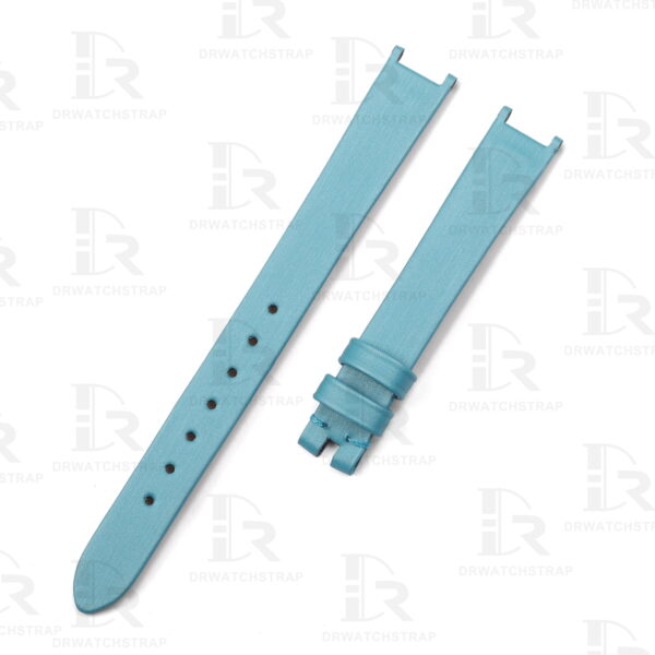 Buy Custom Ice Blue Satin watch band for Van Cleef & Arpels Alhambra watch straps 10mm 11mm 12mm 13mm replacement (1)