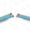 Buy Custom Ice Blue Satin watchbands for Van Cleef & Arpels Alhambra watch straps 10mm 11mm 12mm 13mm replacement (3)