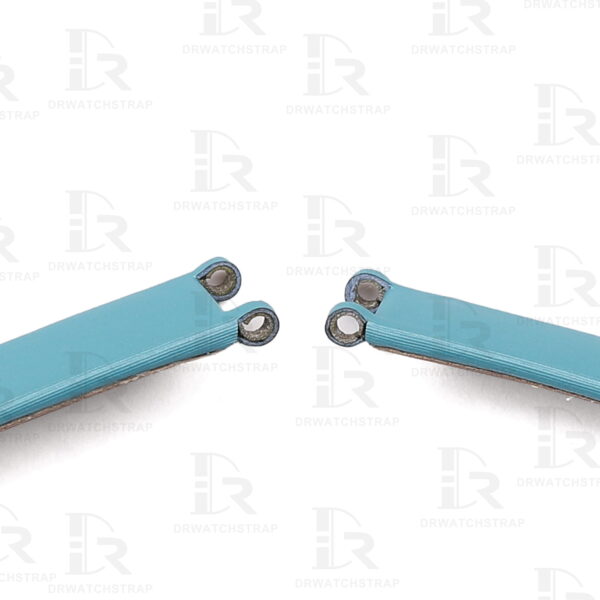 Buy Custom Ice Blue Satin watchbands for Van Cleef & Arpels Alhambra watch straps 10mm 11mm 12mm 13mm replacement (3)