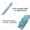 Buy Custom Ice Blue Satin watchbands for Van Cleef & Arpels Alhambra watch straps 10mm 11mm 12mm 13mm replacement (4)