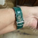 Custom Cartier tank calfskin leather watch strap