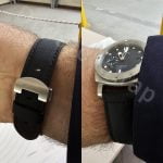 panerai replacement leather strap band handmade cost