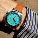 Tudor Black Bay P01 Olive green canvas strap watch band for sale 20mm (1)