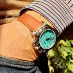 Vacheron Constantin Fiftysix watch black alligator leather watch band strap (1)