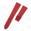 Buy Custom Red Satin leather watch strap for Cartier Tank Ronde Solo xl straps 16mm 17.5mm 18mm 20mm 23mm handmade watchband