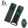 Buy Custom Richard Mille leather straps RM 010 Green leather watch straps watchband replacement for sale (4)