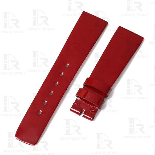Buy custom Tag Heuer formula 1 watch band Red Patent leather straps replacement 17mm (1)
