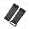 Buy Custom Cartier Santos 100 Black nylon velcro strap 20mm 23mm 24mm replacement watch bands (2)