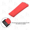 Buy Custom Hublot Big Bang-E 440 Red canvas Velcro straps Handmade watchbands (1)