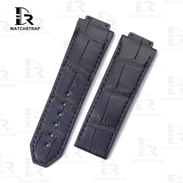 Buy Custom Hublot big bang unico Classic Fusion strap Dark Blue alligator leather watch band