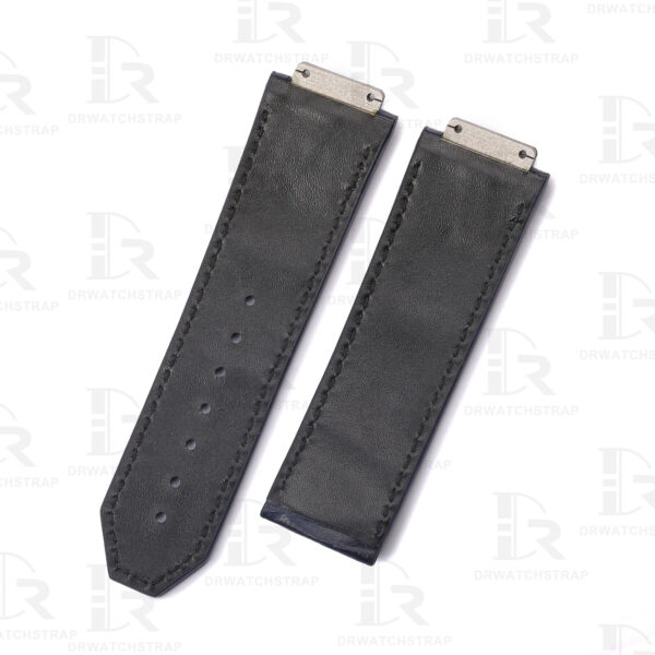 Buy Custom Hublot big bang unico Classic Fusion strap Dark Blue alligator leather watch band