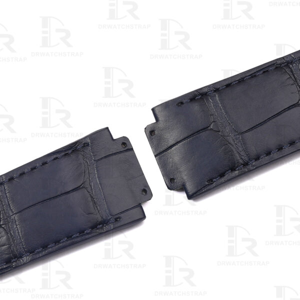 Buy Custom Hublot big bang unico strap Dark Blue leather quick release watchband one click watchband (2)