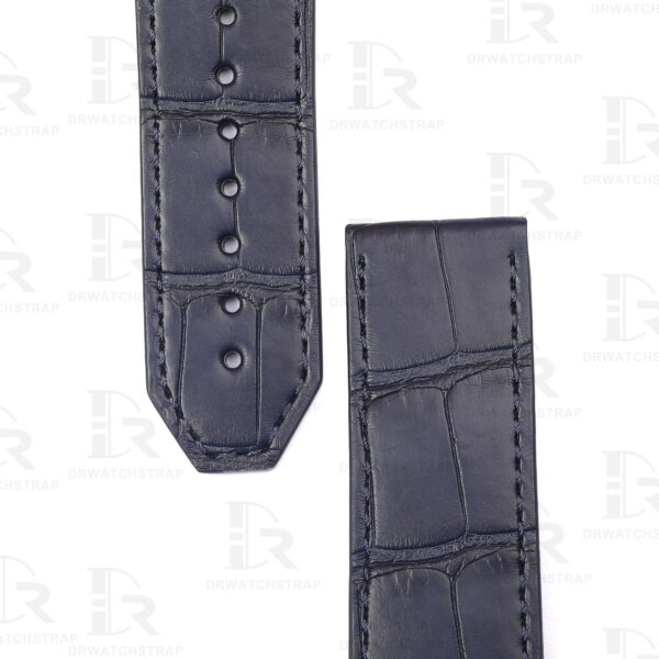 Buy Custom Hublot big bang unico strap Dark Blue leather quick release watchband one click watchbands (2)