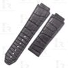 Buy Custom Hublot big bang unico strap Dark Gray leather quick release watchband one click watch band