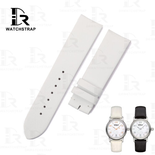 Buy Custom Montblanc Star Lady Automatic White Satin straps 19mm Replacement watch band (1)