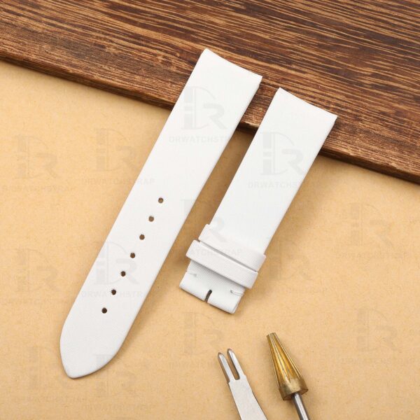 Buy Custom Montblanc Star Lady Automatic White Satin straps 19mm Replacement watchbands (1)