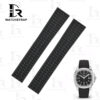 Buy replacement Patek Philippe Aquanaut 5069 5067 5068 5072 19mm Lady's Black rubber watch strap (1)