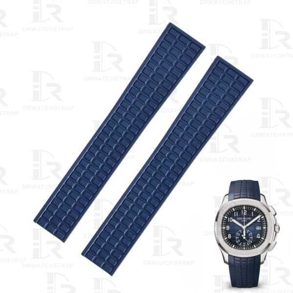 Buy replacement Patek Philippe Aquanaut 5069 5067 5068 5072 19mm Lady's Blue rubber watch strap