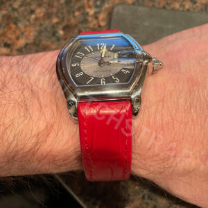 Replacement Cartier Roadster Nylon canvas leather strap quickswitch