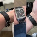 Jaeger leCoultre Reverso White Alligator leather watch strap