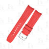 Replacement Silicone Red rubber Curved End Link watch band toughness double 18mm 20mm 21mm 22mm 24mm waterproof for men women watch straps (1)