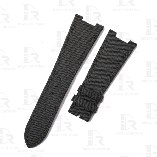 Buy Custom patek philippe Nautilus 5711 Black Canvas Nylon strap 21mm 25mm replacement watch band (2)