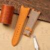 Buy Custom patek philippe Nautilus 5711 Orange Canvas Nylon leather strap 21mm 25mm replacement watchbands (2)