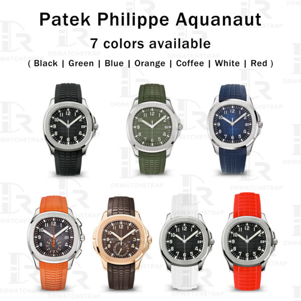 Buy Replacement Patek philippe aquanaut 5164 5167 5968 21mm men's rubber watch strap