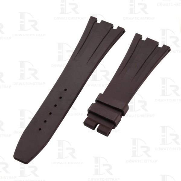 Buy Replacement audemars piguet royal oak offshore ap watch rubber clad strap Coffee 15202 15450st 15300 15400st 15500st 26331 26320 26239 for sale price band