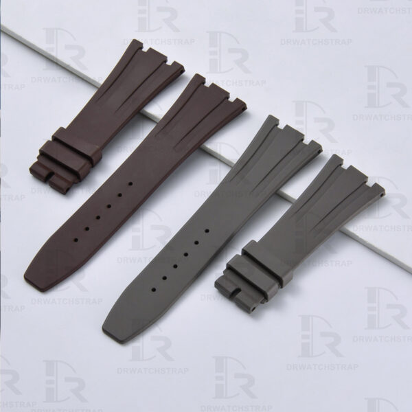 Buy Replacement audemars piguet royal oak offshore ap watch rubber clad strap Gray 15202 15450st 15300 15400st 15500st 26331 26320 26239 for sale price band (2)
