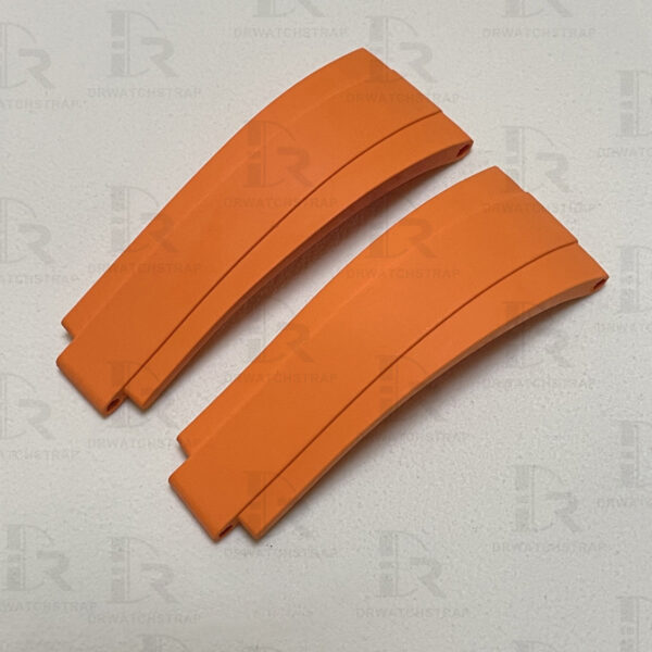 Buy replacement Rolex Submariner Daytona oysterflex Orange rubber strap 20mm 21mm 22mm watch band