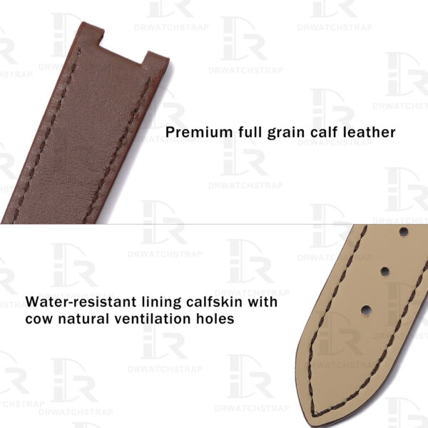 Custom Brown Calfskin leather strap Van Cleef & Arp els la Collection Moonphase 35001 ladies 18mm replacement watch band (3) Custom Brown Calfskin leather strap Van Cleef & Arp els la Collection Moonphase 35001 ladies 18mm replacement watch band (3)