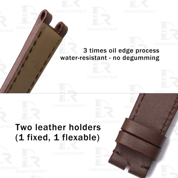 Custom Brown Calfskin leather strap Van Cleef & Arp els la Collection Moonphase 35001 ladies 18mm replacement watch straps (2) Custom Brown Calfskin leather strap Van Cleef & Arp els la Collection Moonphase 35001 ladies 18mm replacement watch straps (2)