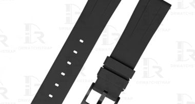 Quick release FKM rubber watch strap 18mm 19mm 20mm 21mm 22mm 23mm 24mm Black watch straps (1)