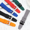 Quick release FKM rubber watch strap 18mm 19mm 20mm 21mm 22mm 23mm 24mm Black watch straps (2) Quick release FKM rubber watch strap 18mm 19mm 20mm 21mm 22mm 23mm 24mm Black watch straps (2)