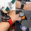 Quick release FKM rubber watch strap 18mm 19mm 20mm 21mm 22mm 23mm 24mm Dark Blue watchbands (2)