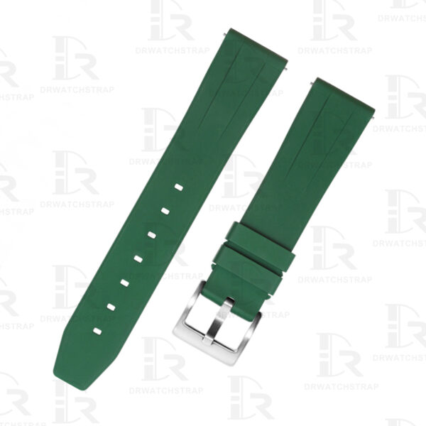 Quick release FKM rubber watch strap 18mm 19mm 20mm 21mm 22mm 23mm 24mm Green watch band Quick release FKM rubber watch strap 18mm 19mm 20mm 21mm 22mm 23mm 24mm Green watch band