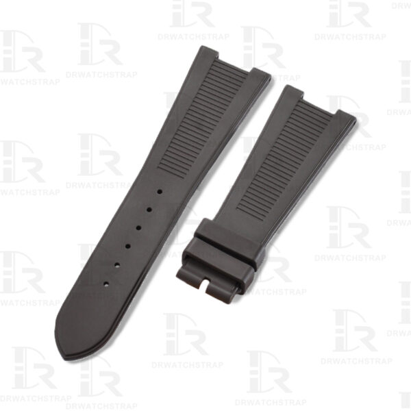 Replacement Rubber straps 25mm patek philippe nautilus Brown rubber strap
