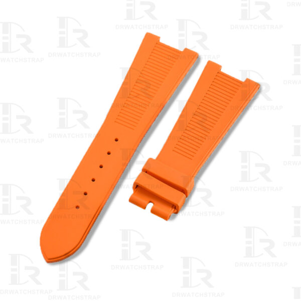 Replacement Rubber straps 25mm patek philippe nautilus Orange rubber strap