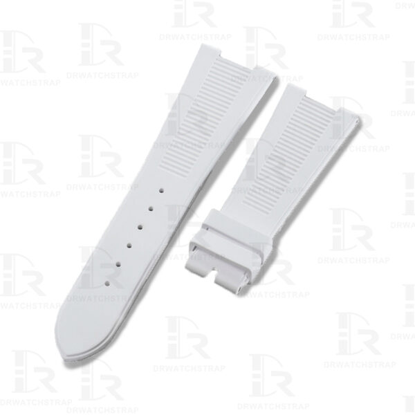 Replacement Rubber straps 25mm patek philippe nautilus White rubber strap