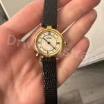 Hermes Cap Cod Double Wrap red alligator leather watch band strap (2)