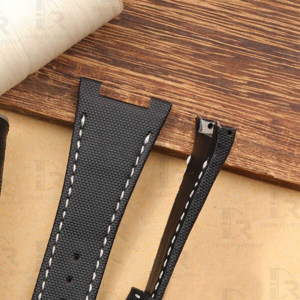 Handmade IWC Ingenieur IW322703 Canvas Nylon watchbands 3227 3239 IW378401 IW378404 IW323601 28mm 29mm 32mm Mission Earth Replacement Black Canvas Nylon strap (1)