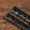 Buy Custom Black American Alligator Leather watch straps for Chopard Mille Miglia with 3 holes 19mm 20mm 23mm Handmade watch band for sale (1)