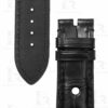 Buy Custom Black American Alligator Leather watch straps for Chopard Mille Miglia with 3 holes 19mm 20mm 23mm Handmade watch band for sale (3)