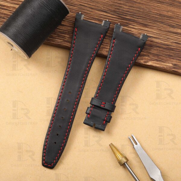Buy Custom Black Canvas Nylon Straps IWC ingenieur Zinedine Zidane replacement watchbands (1)
