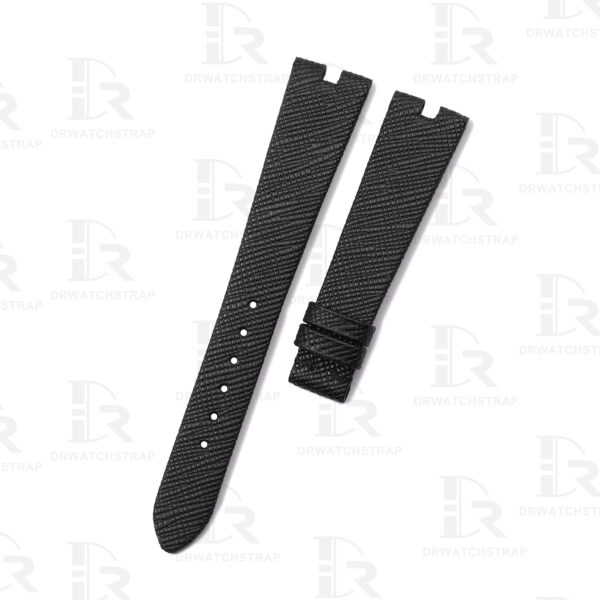 Buy Custom Bvlgari B zero1 leather watch straps Black calfskin leather handcrafted watch band for sale (1)