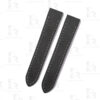 Buy Custom Cartier santos galbée xl straps handmade Black Epsom Calfskin leather watch strap