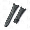 Buy Handmade Custom Black Alligator leather watch band IWC big ingenieur strap Replacement watchband (2)
